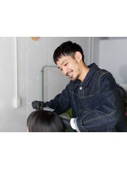 白髪染め特有の匂いもなし！頭皮に沁みないオーガニックカラー剤でずっと健やかで綺麗な髪に♪