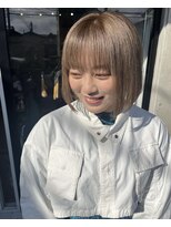 ビーヒアナウ 野々市市役所前店(BE HERE NOW N゜04) bob × milk tea beige