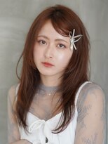 ワン 東戸塚(ONE004)&nbsp;オリーブベージュ/ウェットヘア /レイヤーカット /東戸塚