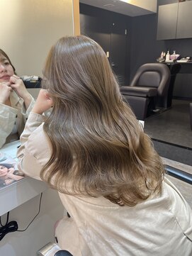 ブレンド 渋谷(BLend) 前髪アンブレラカラーこなれミディイメチェンウェーブパーマ