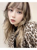 インナーカラーダブルカラーレイヤーカットウルフカット