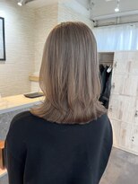 シャイン ヘア ブレンド 二子玉川(Shine hair blend)&nbsp;ミディアム×ミルクティーベージュ