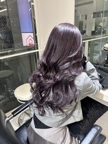 ランテルディ 渋谷(LANTERDIT)&nbsp;ワインレッド エクステ レイヤーカット