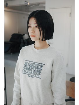 フェイヴィーズ(FavyS) 黒髮ボブヘルシーアゴライン黒髮ボブ