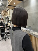 ロンドプロフィール 浦和(Lond profil)&nbsp;イメチェン　ボブ　外ハネボブ　美髪　ホワイトブロンド　韓国