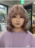ピンクカラー/ハイトーンピンク/ブリーチカラー