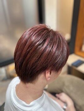 ジパングオム 押上店(Zipangu HOMME) 春ピンク×ハイライト