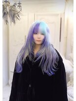 アルモワール(Armoire)&nbsp;水色/ブルー/ラベンダー/パープル/デザインカラー/レイヤー