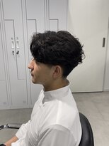 グルーマーズトウキョウ(GROOMER/S TOKYO)&nbsp;神保町ラフカールブルーブラックメンズスパイキーショートmen's