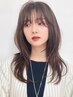 白髪染めリタッチカラー+カット＋うる艶トリートメント ￥6400