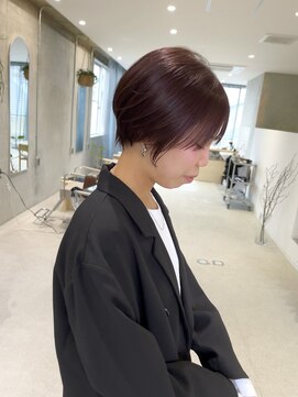 イロア(iroa) ピンクブラウンショート