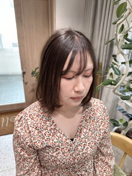 ゼストソエル(ZEST soell) 縮毛矯正×アッシュブラウン