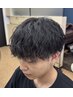 【カット＆Trで、質感キープ！】髪質から整えるメンズ王道カットコース￥4900