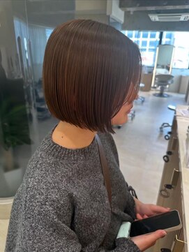 コンティロミー(CONTI ROMMY.) 20代～50代☆パッツンボブ髪質改善トリートメント☆ショート