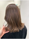 透明感オリーブブラウンイルミナカラー×小野ふゆり