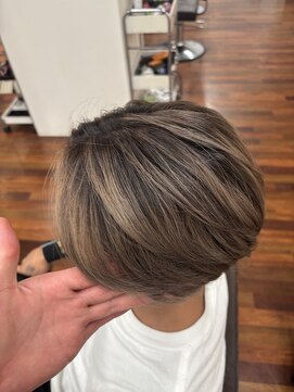 グランルッソ 岡山駅前(GRAN LUSSO) メンズバレイヤージュ/シャドウルーツ