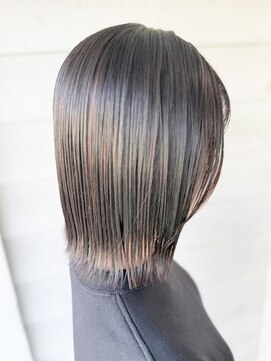 ヘアーサロン アージェ(Hair Salon Ange) お手入れ楽ちんな縮毛矯正＆切りっぱなしヘア