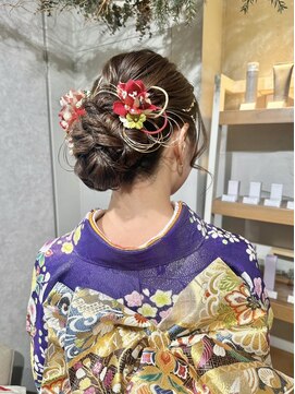 アミー 銀座(Ammy) 成人式ヘアセット×振袖着付け♪yu
