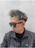 MEN’S HAIR/波巻ツイストスパイラル/フェザーパーマ/西院/眉毛