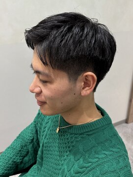 メンズカット/刈り上げ/サイドパート/バーバー