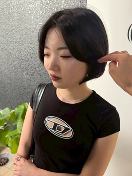 ジュノヘアージャパン 表参道(JUNO HAIR JAPAN) 黒髪/クラゲヘアー/オリーブグレー/小顔/ココアベージュ/渋谷