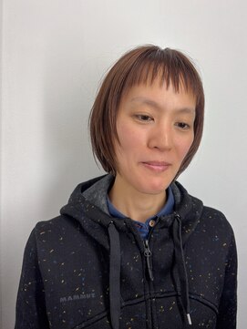 フォークロア 本店(Folk Lore) ショートバング×ミニマムボブ