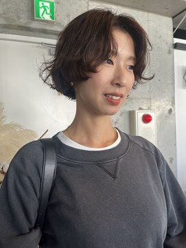 ボブパーマ 【福岡 パーマ デジタルパーマ 髪質改善】