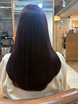 アンククロス 表参道(ANKH CROSS) 髪質改善/ワンカラー/艶感/艶髪/透明感/ストレート