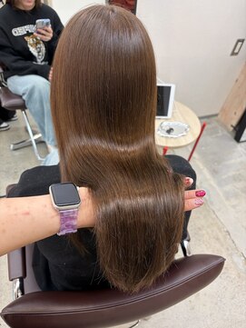 ニュイ 木更津(nuit) 着物ヘア/大人ガーリー/ダークアッシュ/似合わせカット/木更津