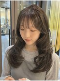 ワンカールレイヤー　オリーブグレージュ