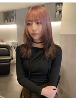 ニコフクオカヘアーメイク(NIKO Fukuoka Hair Make)&nbsp;《NIKO》冬のピンクベージュ♪ルーツカラー×レイヤーカット