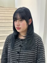 シア 新越谷店(SHEER) ブルーブラック×レイヤー