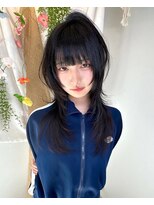 アリー 原宿(ALLY)&nbsp;ハッシュカットシャギーウルフレイヤーカットエクステレイヤー