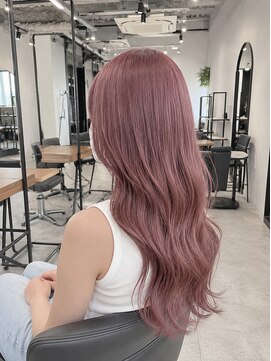 ブルー 仙台店(Blue) ダブルカラー  ピンクベージュ ブリーチ 髪質改善【mt___213r】
