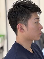 いこい理容室 アップバング×2ブロック