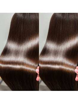 アグーラ ヘアデザイン(Agu La hair design)の写真/こだわりのトリートメントでうるツヤの後ろ姿美人に♪紫外線ダメージも怖くない!内側からみずみずしい髪へ