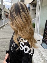 アズールサン 草加西口店(azule-sun)&nbsp;バレイヤージュ,グラデーション,ベージュ,グレージュ【草加】