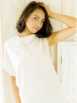 アジールヘア 所沢プロペ通り店(agir hair) モデル風ニュアンスボブ