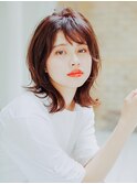 外ハネくびれカール/20代/30代/40代/50代/岡山/表町
