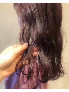 シェノン 梅田(CHAINON) イヤリングカラー×ラベンダーカラー×暖色系カラー