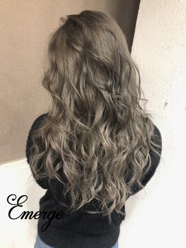 エマージュ 上野御徒町(Emerge) アッシュブラウンネオウルフ毛先パーマ[上野,上野,上野,上野駅]