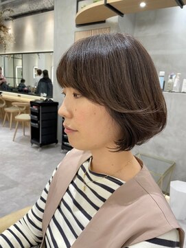 ロンドプロフィール 浦和(Lond profil) 蒲生優 【韓国風ボブ、ショコラベージュ、ベビーバング】