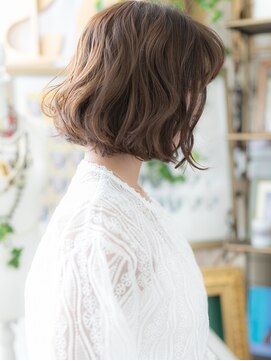カバーヘアアンドスパ ブリス 浦和(COVER HAIR&SPA bliss) ★小顔斜めバングくせ毛風ふわふわショートボブ20代30代40代★9!