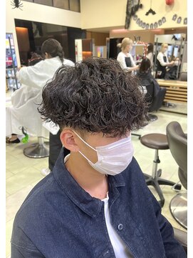 ゼスト 吉祥寺店(ZEST) 波巻きパーマ　刈り上げ　メンズマッシュ