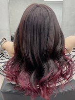 ジエクトカナウ 大阪梅田店(The Ect canow) ピンク裾カラー/裾グラデーション/オルチャンヘア/チョコレート