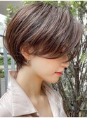 大人美人ショート/前髪あり/20代/30代/40代