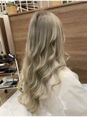 ロングレイヤー×ミルキーベージュ