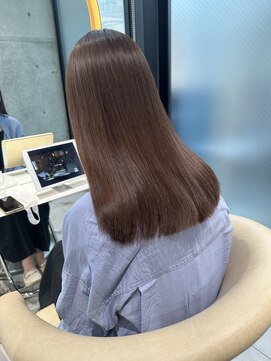 ロンドメリア 天神大名店(Lond Melia) ★前髪カタロググレーベージュレイヤーロングアッシュブラック★