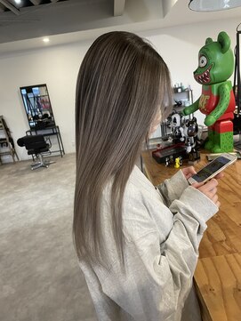 ナンバー(number+) 透明感抜群♪ダブルカラーブリーチハイトーンホワイト