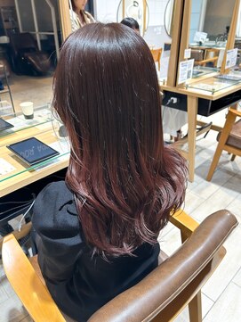 プラグ バイ ネオリーブ(plug by neolive) レイヤーロング×髪質改善 [髪質改善/縮毛矯正]韓国A